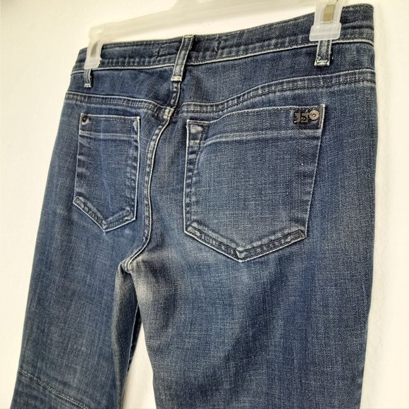 Joe's Jeans Women's Low Rise Cigarette Fit Size 28 Medium Wash Blue Denim - Picture 5 of 12